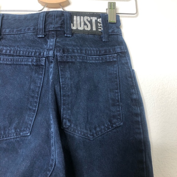 Vintage Just USA 90’s Tapered Dark Wash Mom Jeans - Picture 3 of 6